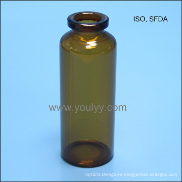 Botella de vidrio tubular de 30 ml